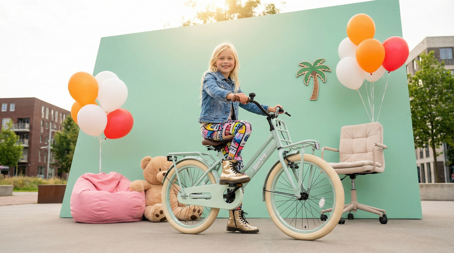 Liberty girls' bicycle Green 20 inch