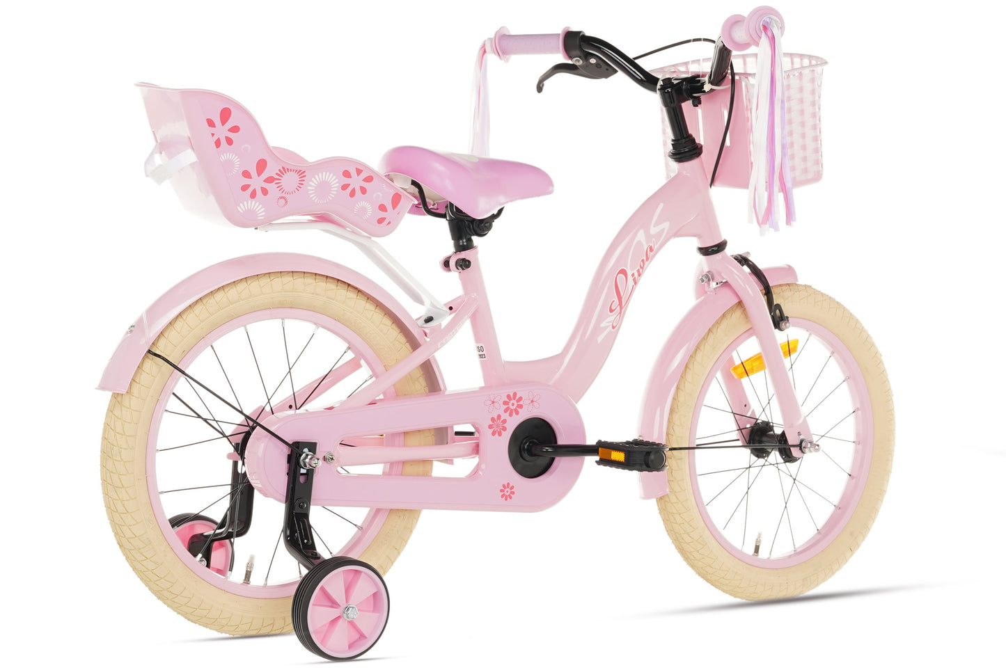 Liva girls' bicycle Pink 14 inch
