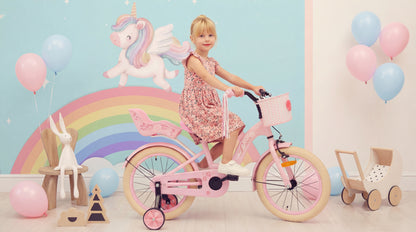 Liva meisjesfiets Roze 14 inch