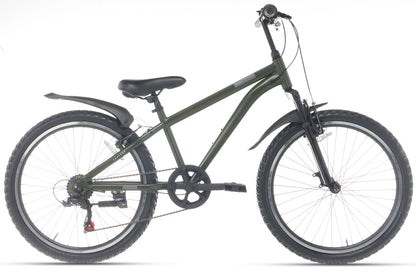 Ranger 7-speed Jongensfiets 24 inch Leger groen