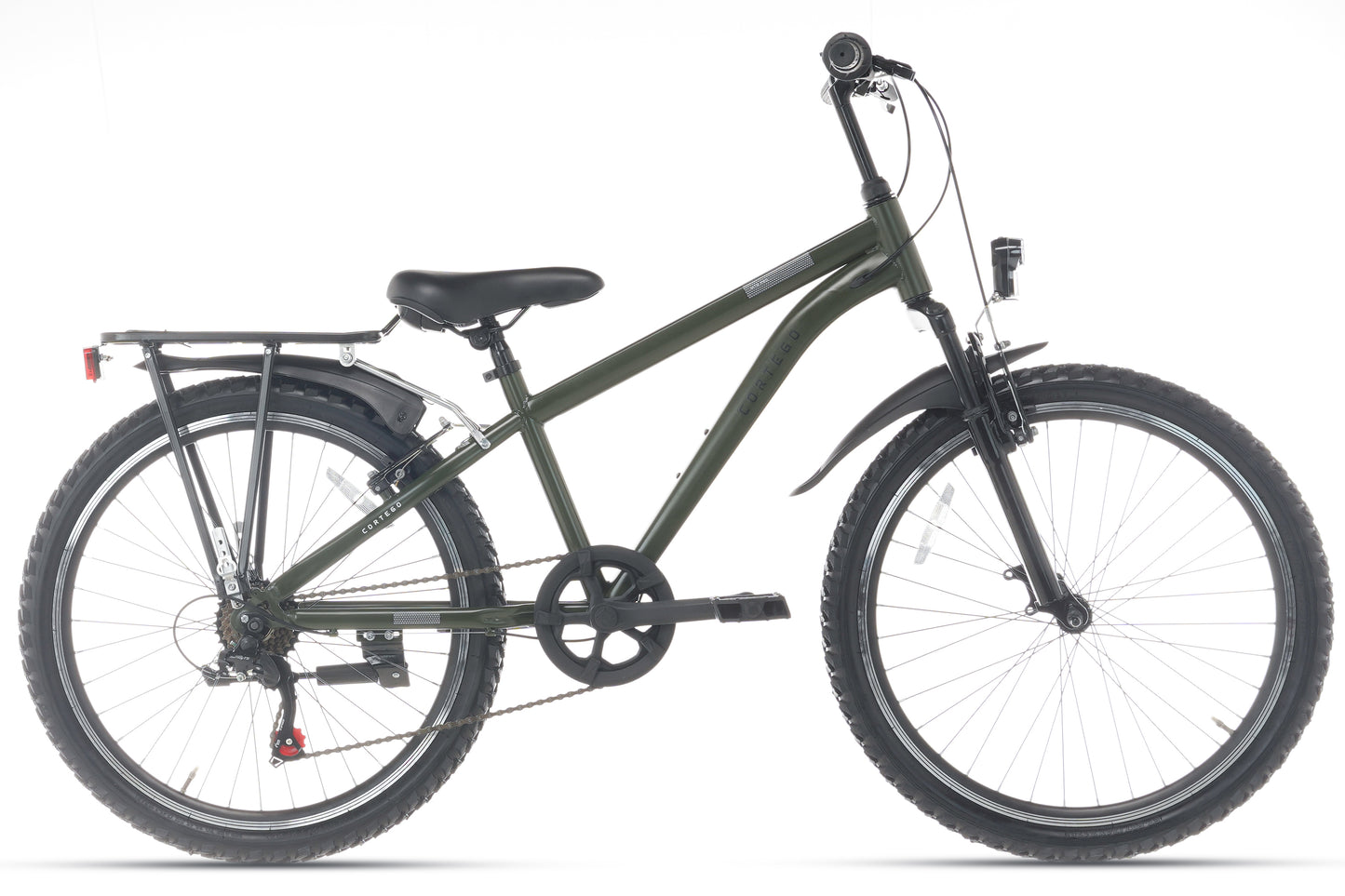 Ranger Plus 7-speed Jongensfiets 26 inch Leger groen