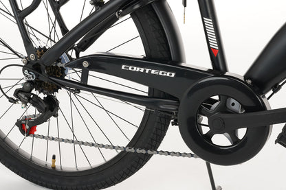 Rebel Boys' Bike 24 Inch Black - 6 Gears