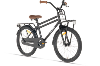 Urban Jongensfiets Mat-Zwart 20 inch