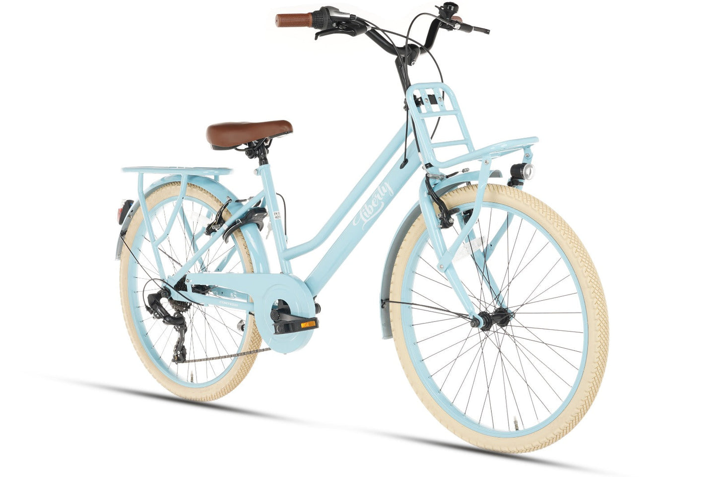 Liberty D7 Girls' Bicycle 26 inch - 7 Gears - Blue